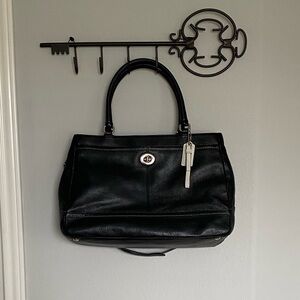 Black Leather Handbag